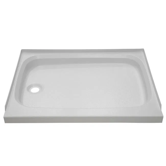 210369 – LIPPERT COMP Shower Pan, Rectangular 24 Inch x 32 Inch With Threshold Left Hand Drain White ABS